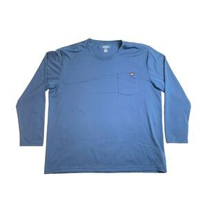 Dickies Shirt Adult 3XL XXXL Blue Pocket Lightweight Genuine‎ Workwear Mens